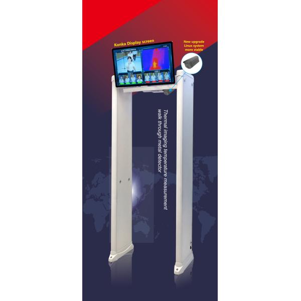 Detector de metais térmico do procedimento da medida da temperatura da cara do estilo econômico