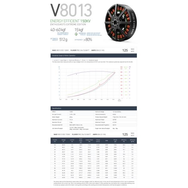 V8013 EEE V1.0 Бесбрюшевый постоянный двигатель