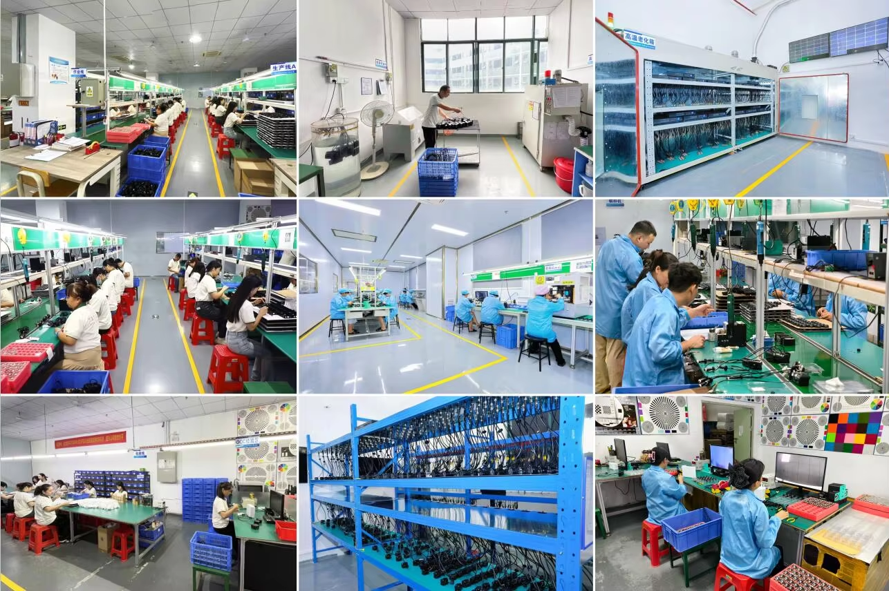 4CH AI BSD Forklift Safety Monitoring System 1080P Camera/display and LED Alarm Light/suitable for Heavy Machinery