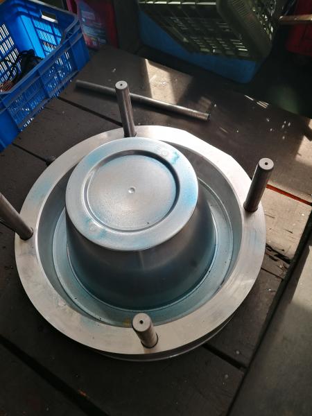 Plastic Rattan Flower Pot Mould , Plant Pot Moulds 1 Cavity With P20/H718