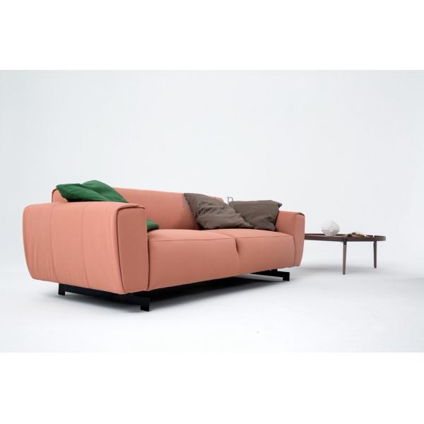 Modern 3 Seater Fabric or Leather Living Room Sofa