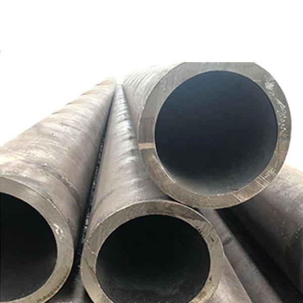 Pintura negra sin aceite ASTM A106 Gr B API 5L 4130 Tubos cromólicos para bicicletas de acero de doble botón