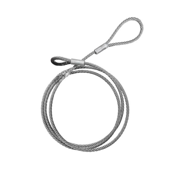 Factory Price Stainless Steel Lashing Steel Wire Rope Sling with Mechanically Spliced Flemish Eye