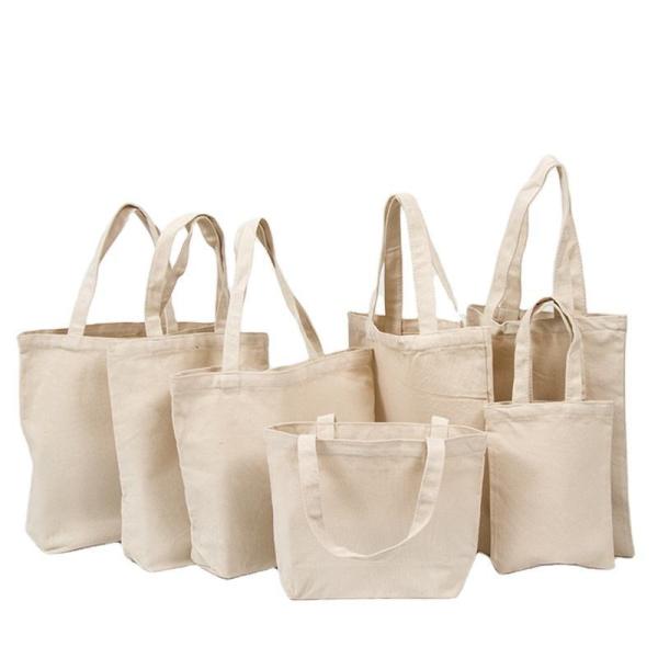 Multifunctional Girl Fashion Diy School Hand Bags Women Reusable Use Customized Logo High Quality Custom Size Fashion Organic Folding Cotton Canvas Tote Bag