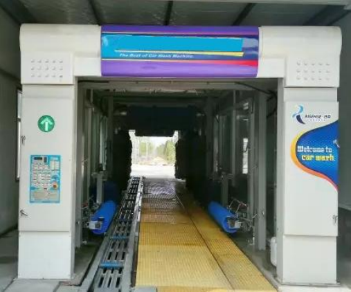 AC380V Automatic Car Wash Tunnel Machine 0.9Mpa Air Pressure with High Airflow Rate