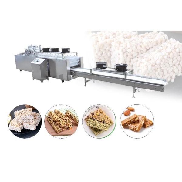 Quinoa , Muesli Bar Cutting Machine For Muesli Cereal Bar Production Line