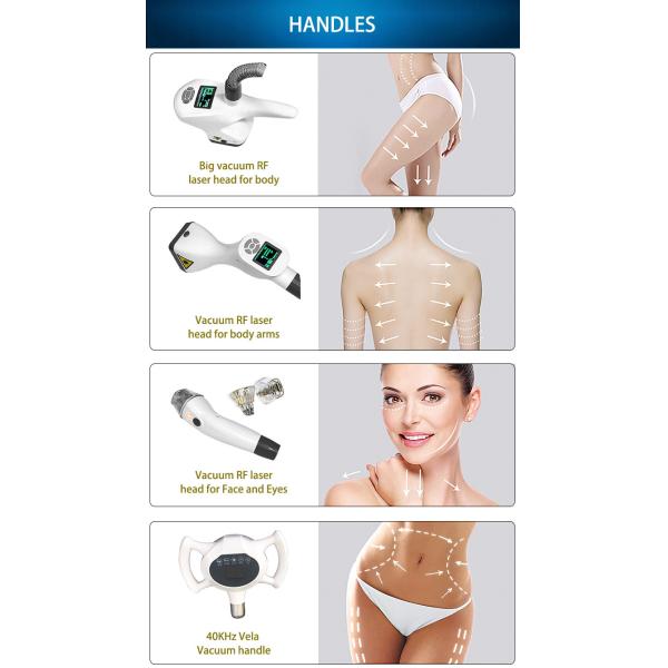 40K Cavitation Vacuum Roller Massage  Slimming Vela Shaping Machine