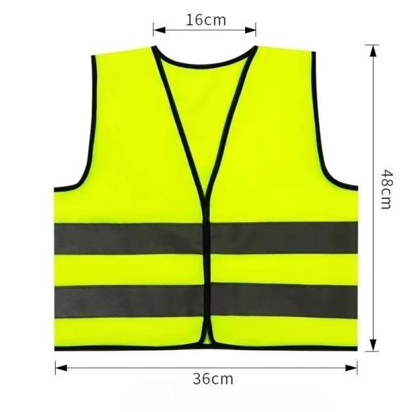 SGS Детские рефлекторные жилеты Velcro закрытие высокой видимости индивидуальные защитные жилеты
