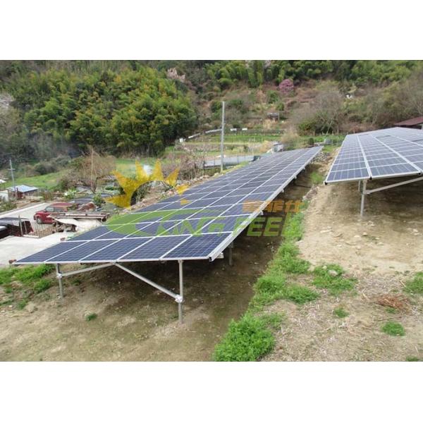 Pre Assembled Ground Mount Solar Racking Stable Structure