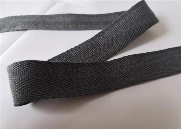 2.5cm Grey Herringbone Pattern Non-slip Woven Waistband Polyester Elastic Webbing Silicone Gripper Bra Tape band For Clo