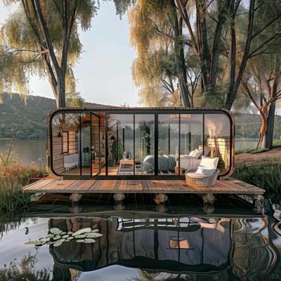Chambre de pomme préfabriquée sur mesure pour la maison de retraite au bord du lac