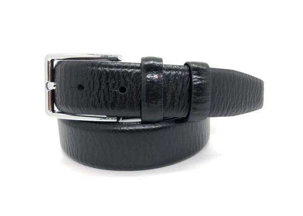 Oem Mens Leather Dress Belt Square Pin Buckle Customized Color And Logo