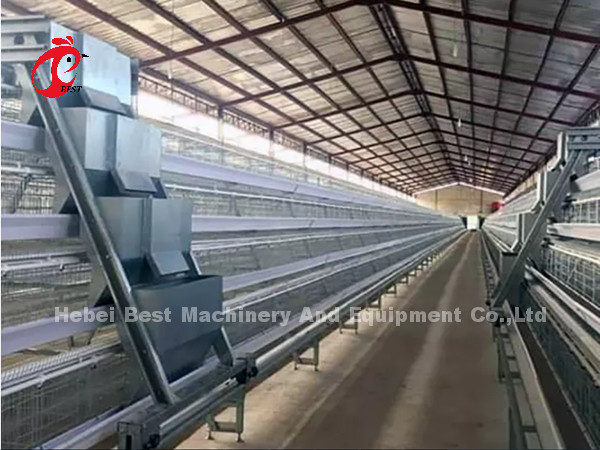 Автоматическая клетка слоя батареи, клетка Нигерия Лагос Sandy сельского хозяйства птицы