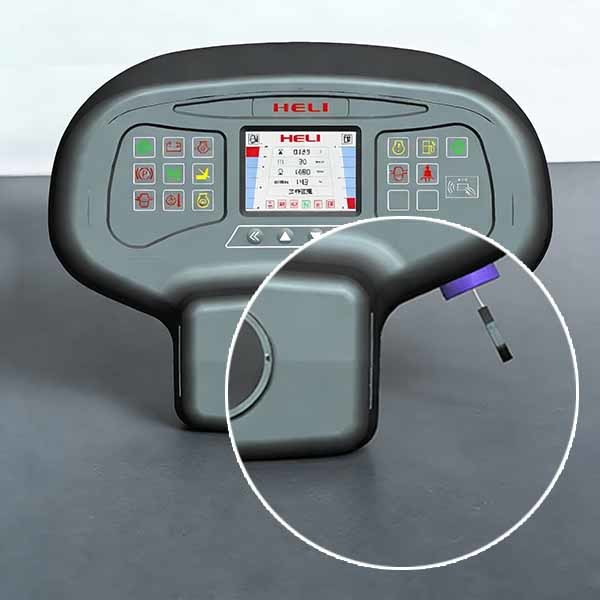 2.8-inch Card Swiping forklift color Dashboard