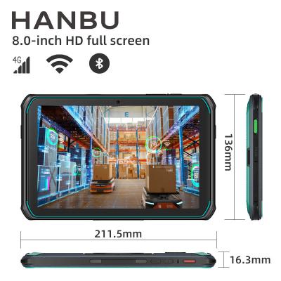 Vibration Resistant Touch Screen Tablet Waterproof Rugged Tablet For Warehouse