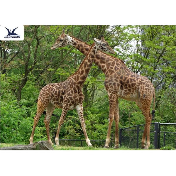 High Simulation Realistic Animatronic Animals Deer Outdoor Theme Park Decoration