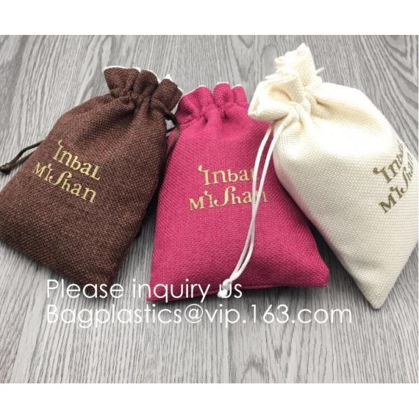 Burlap Gift Bags Wedding Hessian Jute Bags Linen Jewelry Pouches with Drawstring for Birthday, Party, Wedding Favors, Pr