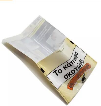 Heat Seal Foil Mylar Plastic 100g Hand Rolling Cigar Tobacco Leaf Pouch Packaging Bag