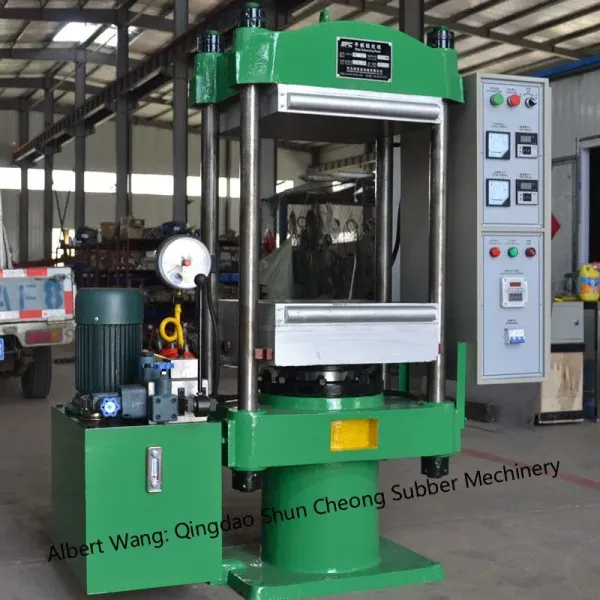 100 Tons Automatic Grade Vertical Structure Hydraulic Rubber Vulcanizing Press for Rubber Stamp Molding