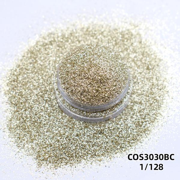 Biodegradable Blue Green Cosmetic Glitter Resin Pigment Powder OEM