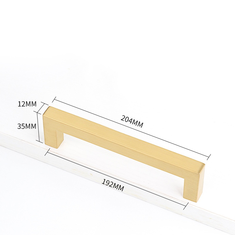Morden Bronze Style Handles Long Stainless Steel Pull Handle Knob for Bedroom Living Room Entry Closet Drawer Dresser Cabinet
