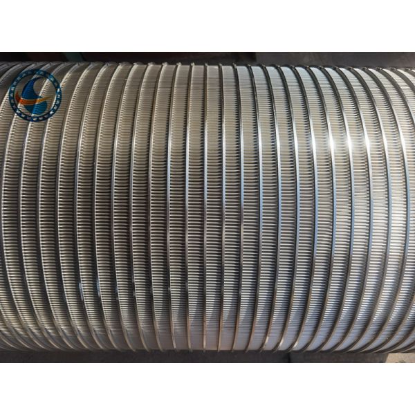 Vee Shaped Rotary Drum Wedge Wire Screen Pipe 904l Cylindrical
