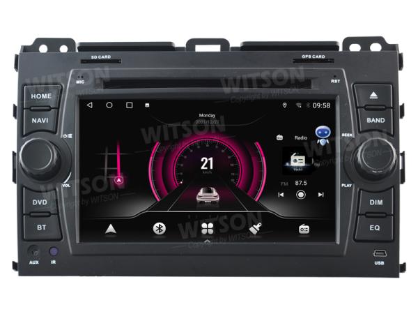 7 Screen OEM Style With DVD Deck For Toyota Land Cruiser Prado 120 2004-2009 Multimedia Stereo
