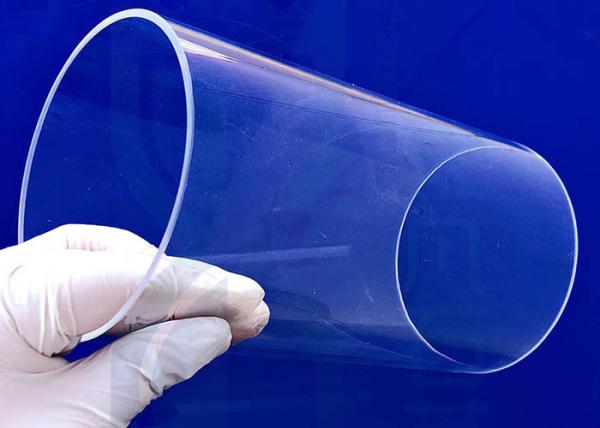 Precise Dimension Glass Fused Quartz Tube Transparant 100-400 OD Uv Protection Silica
