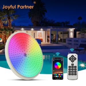 IP68 防水 RGB/RGBW 変色池 樹脂で満たされた水泳池のフラットライト 水中の光