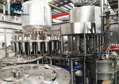 Tipo giratório profissional equipamento de engarrafamento três - dentro - um do suco da pequena escala