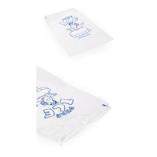 Прочные сверхмощные пластиковые сумки льда 8 lb с дюймом drawstring 11x19