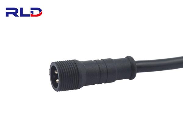 O fio impermeável fêmea masculino do PVC de 4 núcleos obstrui o conector impermeável da tela do diodo emissor de luz da luz do diodo emissor de luz