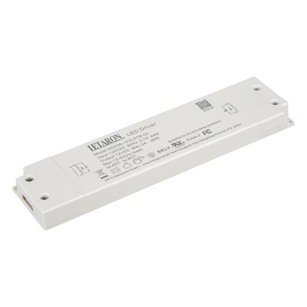 Mirror Lamp US Letaron LED Driver, Single Output 12V LED Driver