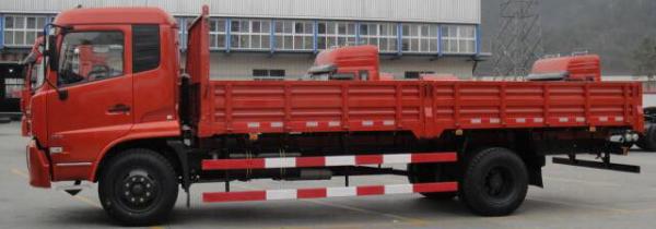 Dongfeng Second Hand Lorry , Diaphragm Spring Clutch Used Cargo Box Truck