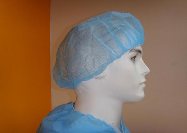 High quality non woven disposable surgical bouffant cap different color