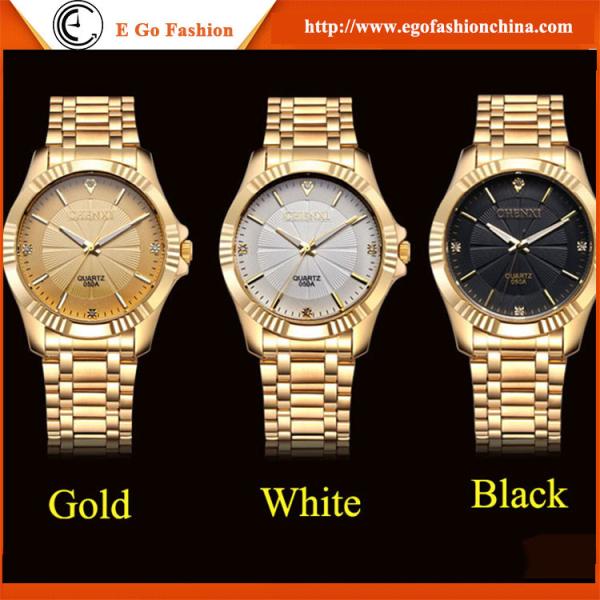 050A Stainless Steel Watch Black White Gold Watch Golden Watch Luxury Watch Gift Watches