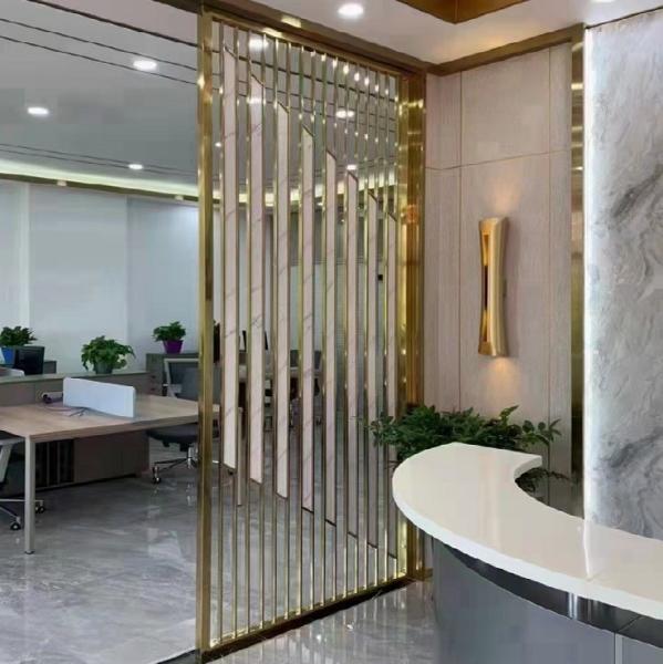 Antique room dividers room partitions screen stainless steel material