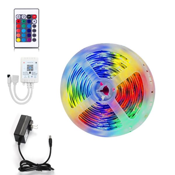 16.4ft Tuya Smart App Led Strip IP65 Smart WiFi LED Light Waterproof