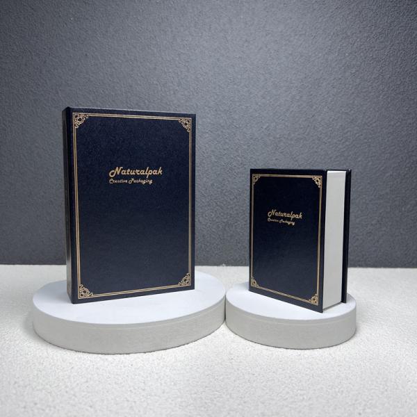 Square Corner Luxury Earring Gift Box Literature Style Foldable Magnetic Gift Box