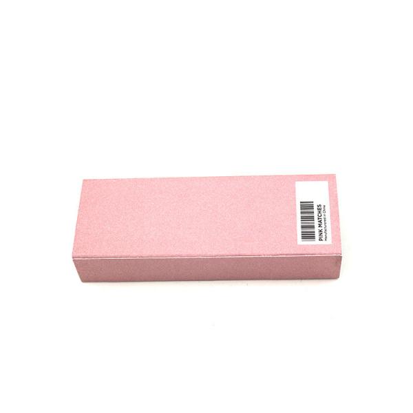 75mm Black Stick Pink Tip Matches Customized Logo Printing Candle Safety Matches