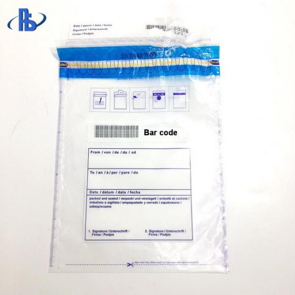 Plastic Packaging Bags Single Used Security Tamper Evident Bag Plastic Envelopes