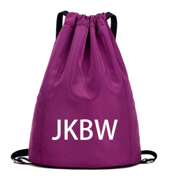 Nylon Material Drawstring Gym Bag Small Size For Promotion / Shopping