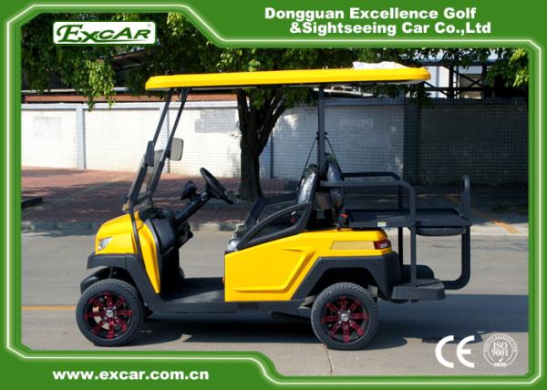 Tipo bonde 350AH bonde do carro 3 - 4 do combustível de EXCAR do golfe do amarelo bateria do Trojan de Seater 48V