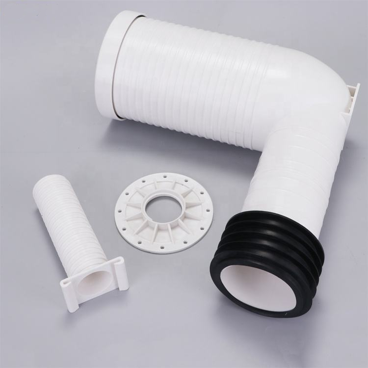 Plastic Drain Pipe For Toilet WC Connector Short Connection To Toilet Pan Connector P To S Pan Conversion