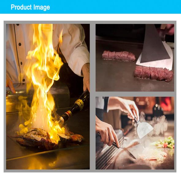 Grelha de arco de gás japonês Teppanyaki para hotéis
