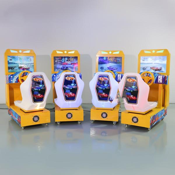 Experience the Thrill with Kids Driving Race Car Arcade Machine Racing Simulator
