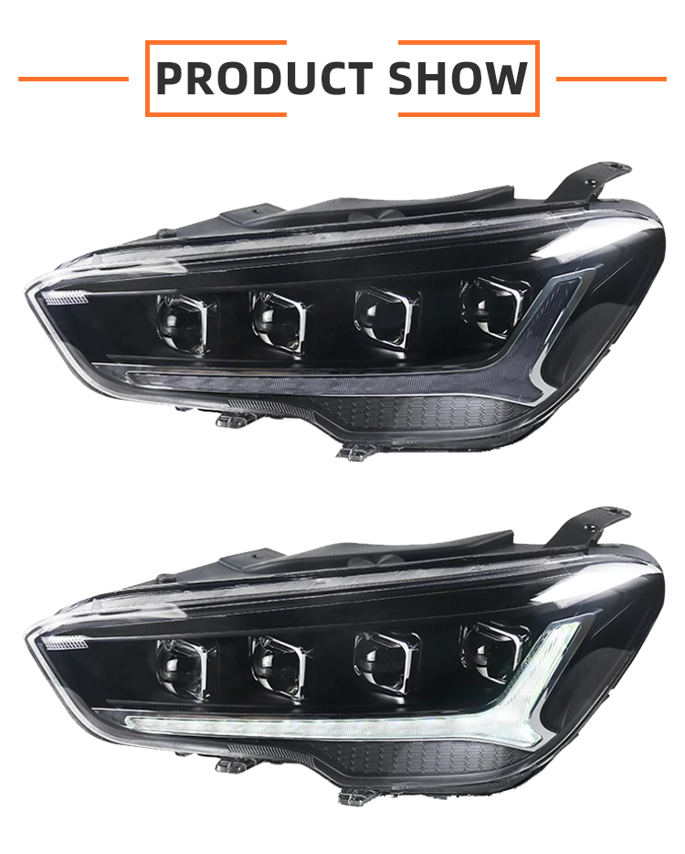 Hyundai IX35 Tucson 2018 2020 Accessories LED Head Lights Headlights Front Lmap Upgrade 4 Lens Demon LED Headlamps