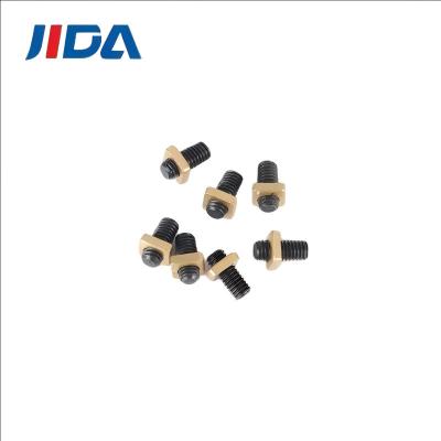 Oxidized Blackening Q195 Hexagon Head Screw Black Hex Bolts M3 7.7mm