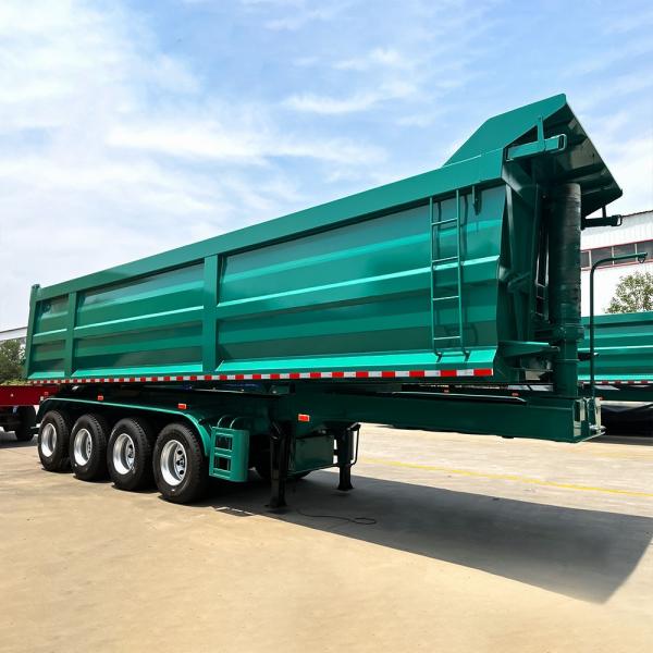 40ft 2/3/4/5/6 Axle 40 Ton 60 Tons 70t Rear Trailer Tipper Truck Dump Semi Trailers