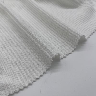 Tissus à tricot à la plaque de gaufre tissus jacquard coton polyester 61% polyesure 34% coton 5% spandex